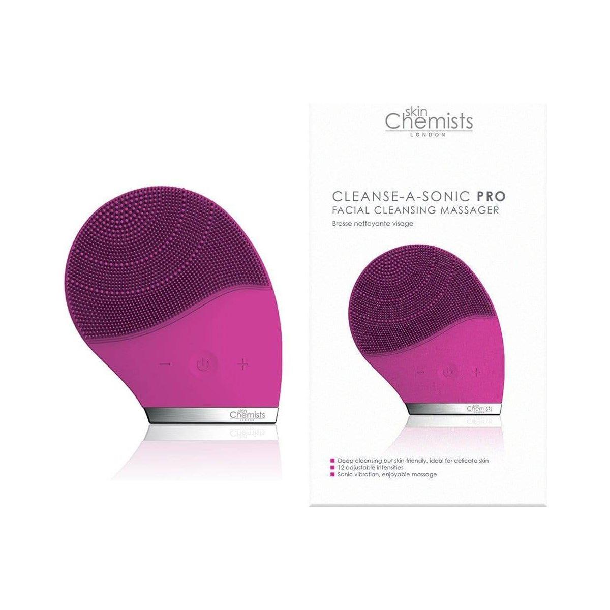 skinChemists Cleanse-A-Sonic Pro Bright Pink - Glam Global UK