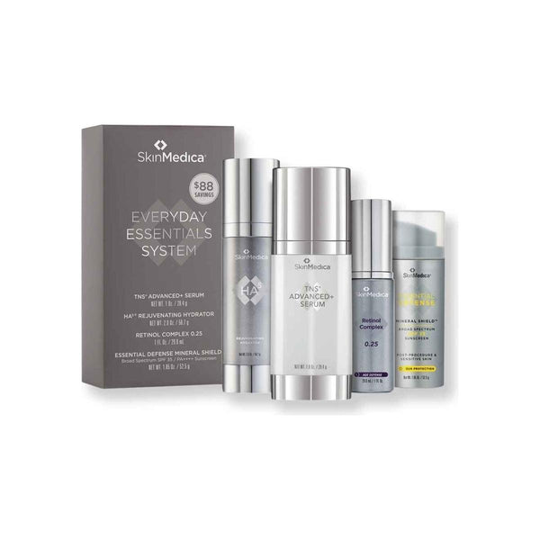 SkinMedica Everyday Essentials System with TNS Advanced+ Serum - Glam Global UKSkinMedica