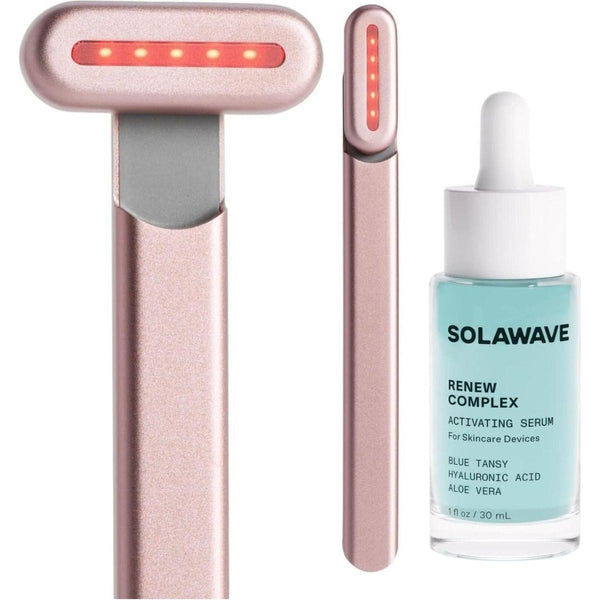 SolaWave Advanced Skincare Wand | 4 - in - 1 Radiance - Boosting Facial Tool - Glam Global UKSolaWave