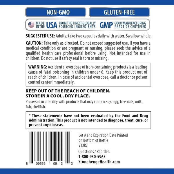 Stonehenge Health Dynamic Brain – Memory, Focus, & Clarity - 60 Capsules - Glam Global UKStonehenge Health