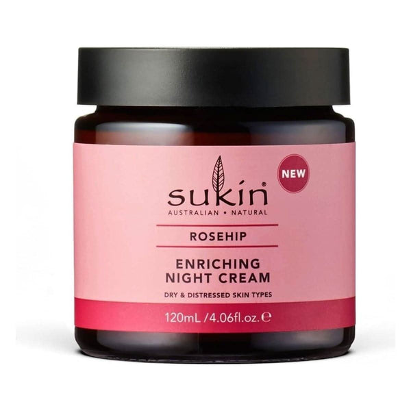 Sukin Rosehip Enriching Night Cream - 120ml - Glam Global UKSukin