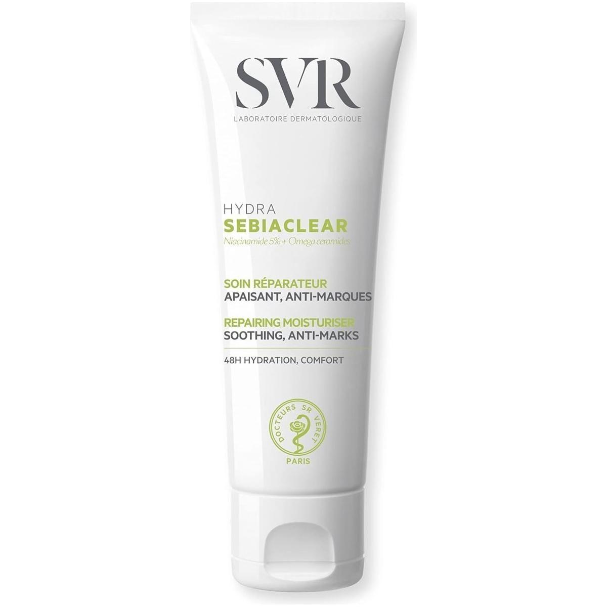 SVR SEBIACLEAR Hydra - Soothing 48hr Hydrating Face Cream for Acne-Prone Skin - 40ml - Glam Global UK