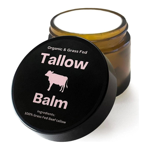 Tallow Balm Grass - Fed Organic Moisturizer (60ml) - Pure and Unscented - Glam Global UKGlam Global UK