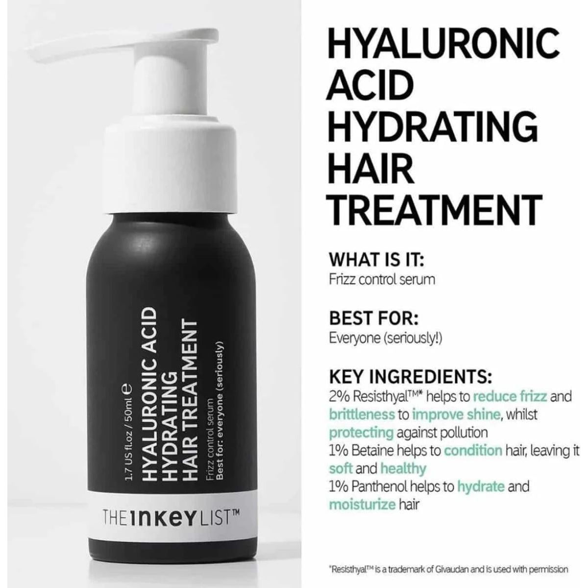The Inkey List | Hyaluronic Hydration Hair Treatment - DG International Ventures Limited