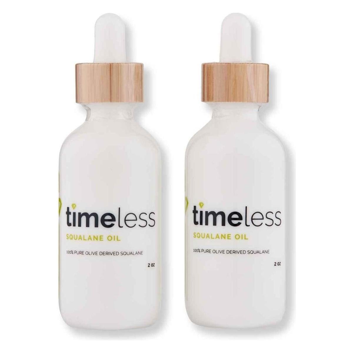 Timeless Skin Care Squalane Oil 100% Pure - 60ml (2 Pack) - Glam Global UK