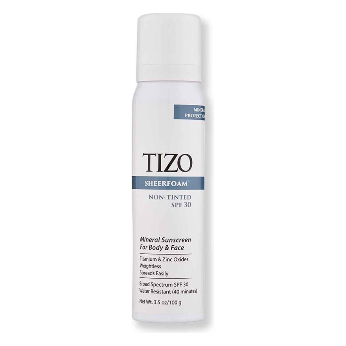 TIZO SheerFoam Non-Tinted SPF 30 100 g - Glam Global UK