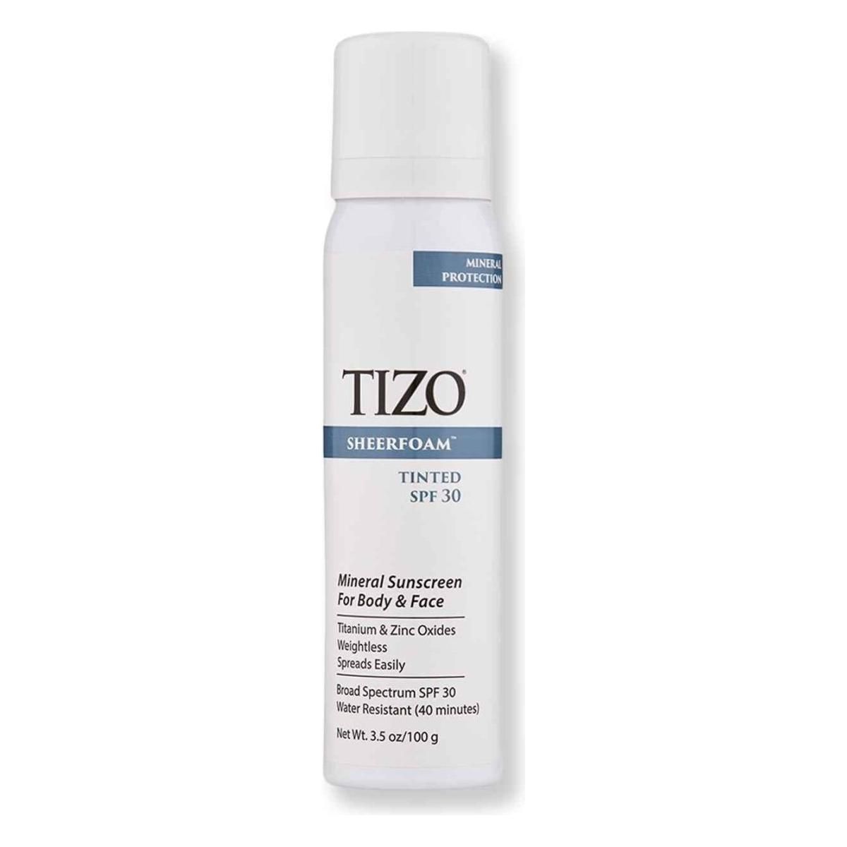 TIZO SheerFoam Tinted SPF 30 100 g - Glam Global UK