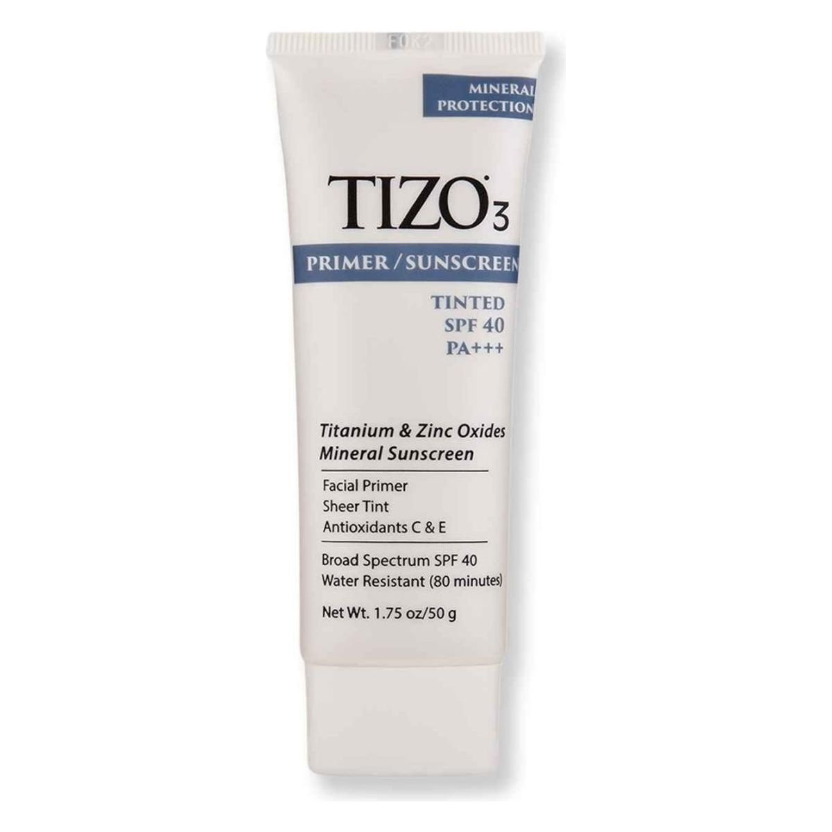 TIZO Tizo3 Facial Primer Sunscreen Tinted SPF 40 PA+++ 50 g - Glam Global UK