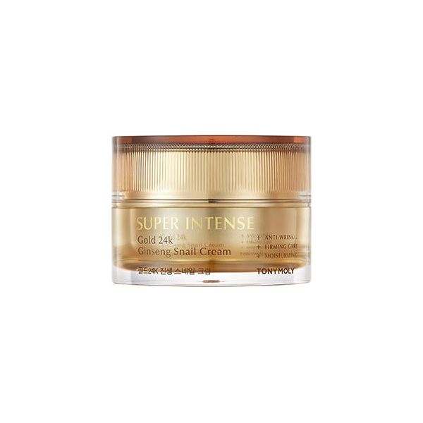 TONYMOLY SUPER INTENSE Gold 24K Ginseng Snail Cream 50ml - Glam Global UK