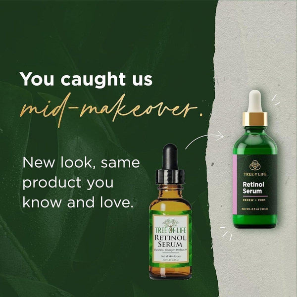 Tree of Life Retinol Serum for Face W/Hydrating Hyaluronic Acid - 60ml - Glam Global UKTree Of Life