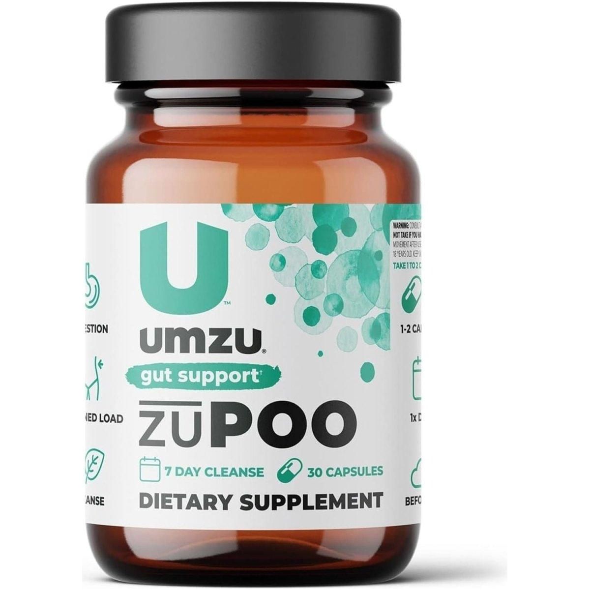 UMZU zuPoo Gut Support - 15 Day Supply (30 Capsules) - Glam Global UK