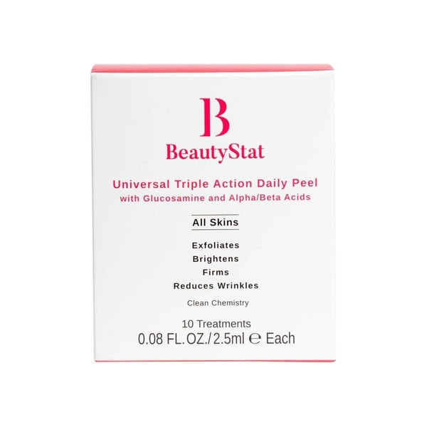 BeautyStat Universal Triple Action Daily Peel with Glucosamine and AHAs/BHAs - 10 Treatments - Glam Global UKBeautyStat