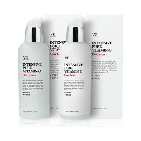 VIBAS Intensive Pure Vitamin C Skin Toner 130ml + Emulsion Set 130ml - Glam Global UK