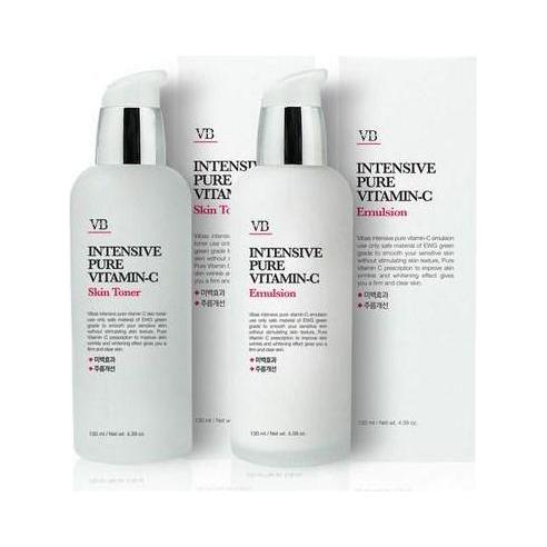 VIBAS Intensive Pure Vitamin C Skin Toner 130ml + Emulsion Set 130ml - Glam Global UKVIBAS