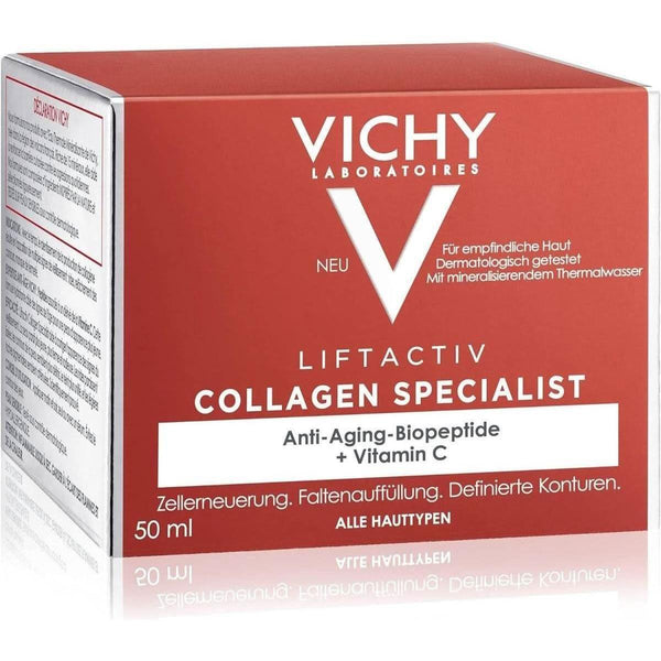 VICHY Liftactiv Collagen Specialist Peptide and Vitamin C Moisturiser 50ml - Glam Global UKVichy