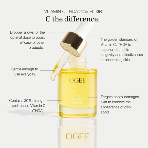 Ogee Vitamin C THDA 20% Elixir - 30ml - Glam Global UKOgee