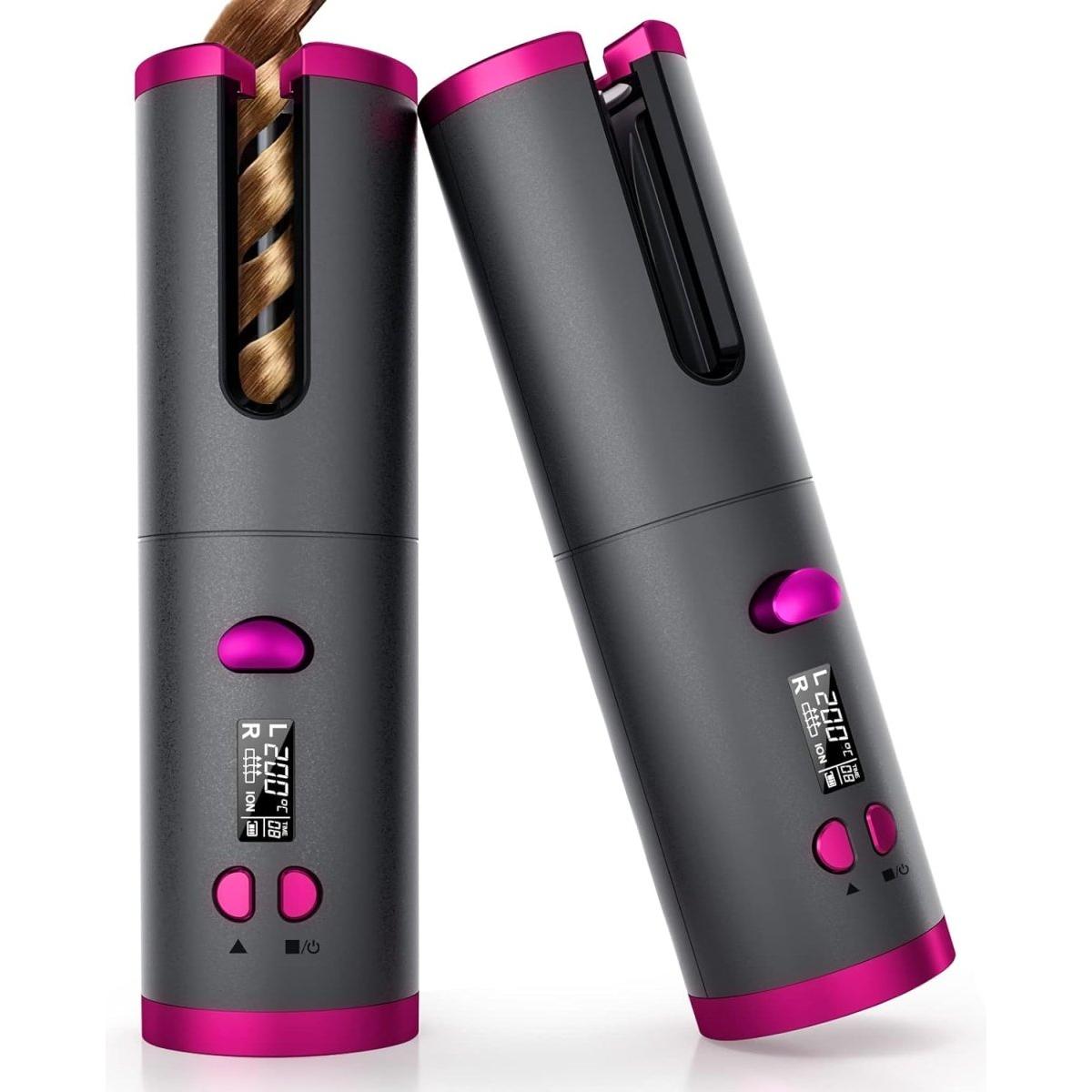 Wireless Automatic Curling Iron, Cordless Auto Hair Curler - Glam Global UK